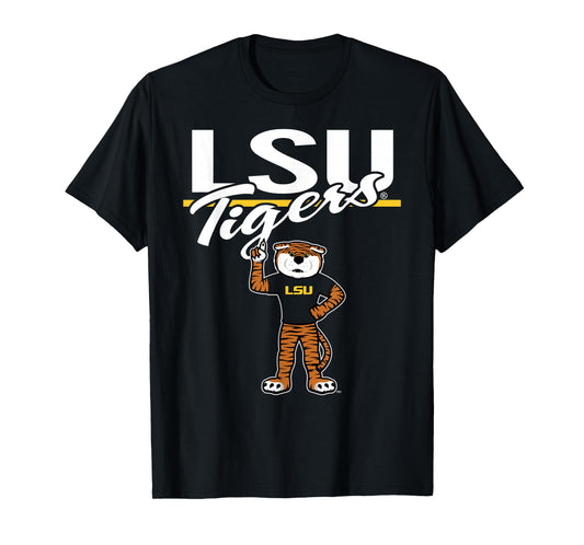 LSU Tigers Mascot Purple Officially Licensed T-Shirt