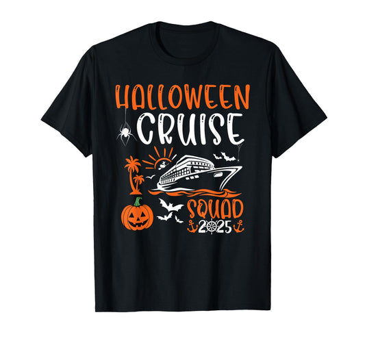 Halloween Cruise Squad 2025 Holiday Trip Family Matching T-Shirt
