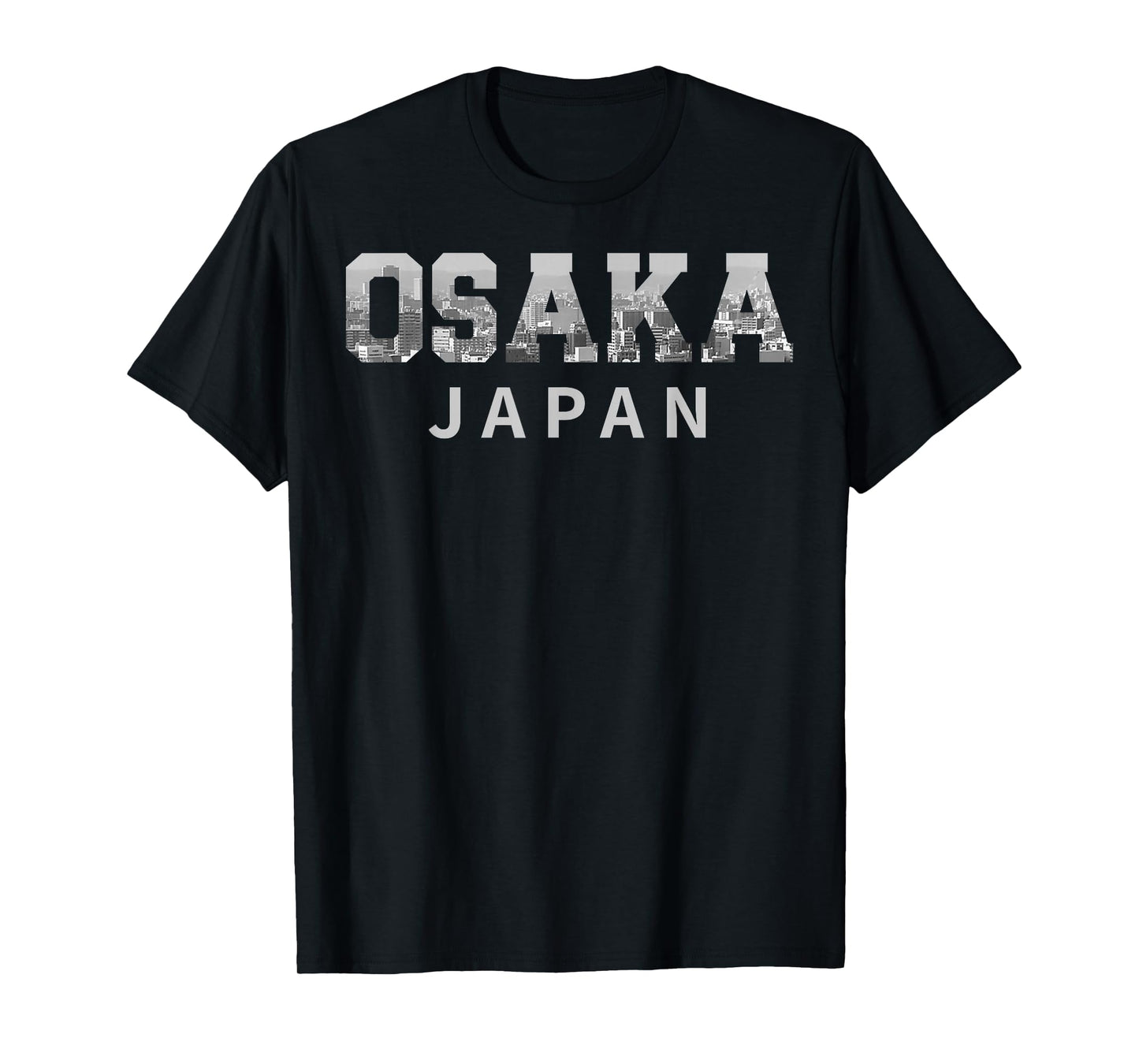 Vintage Osaka Japan Iconic Skyline Souvenir T-Shirt