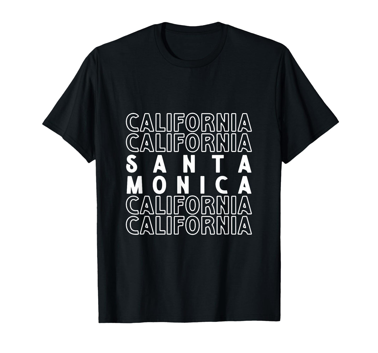 Santa Monica California LA CA for Men Women. T-Shirt