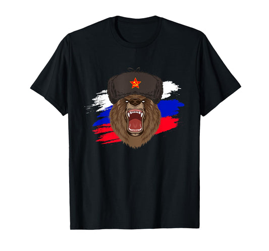 Russian flag Russia Russian bear T-Shirt