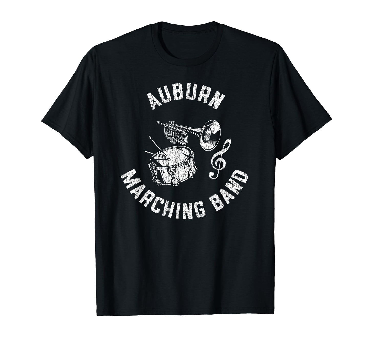 Auburn Marching Band Vintage Classic Music Distressed T-Shirt