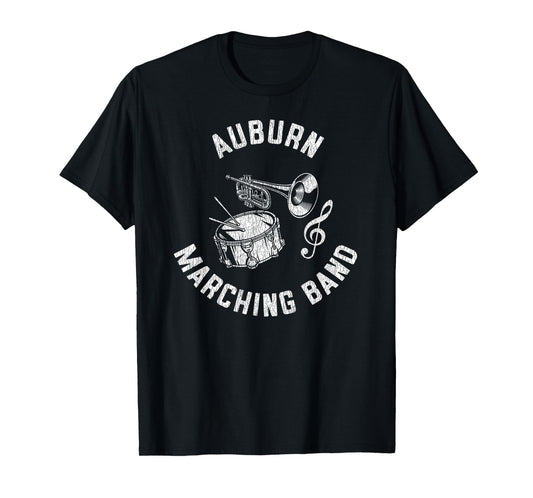 Auburn Marching Band Vintage Classic Music Distressed T-Shirt
