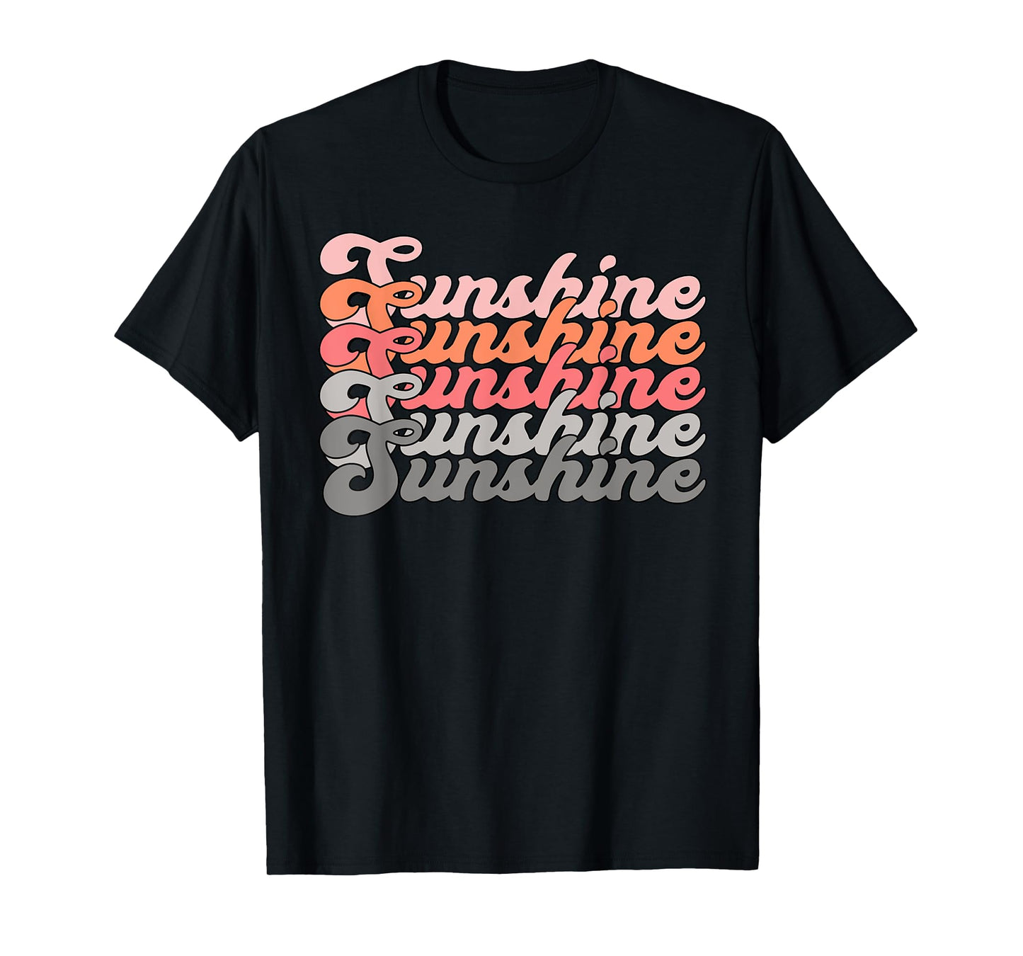 Womens Funny T-Shirt Sunshine Cute Sunshine Graphic Tees T-Shirt