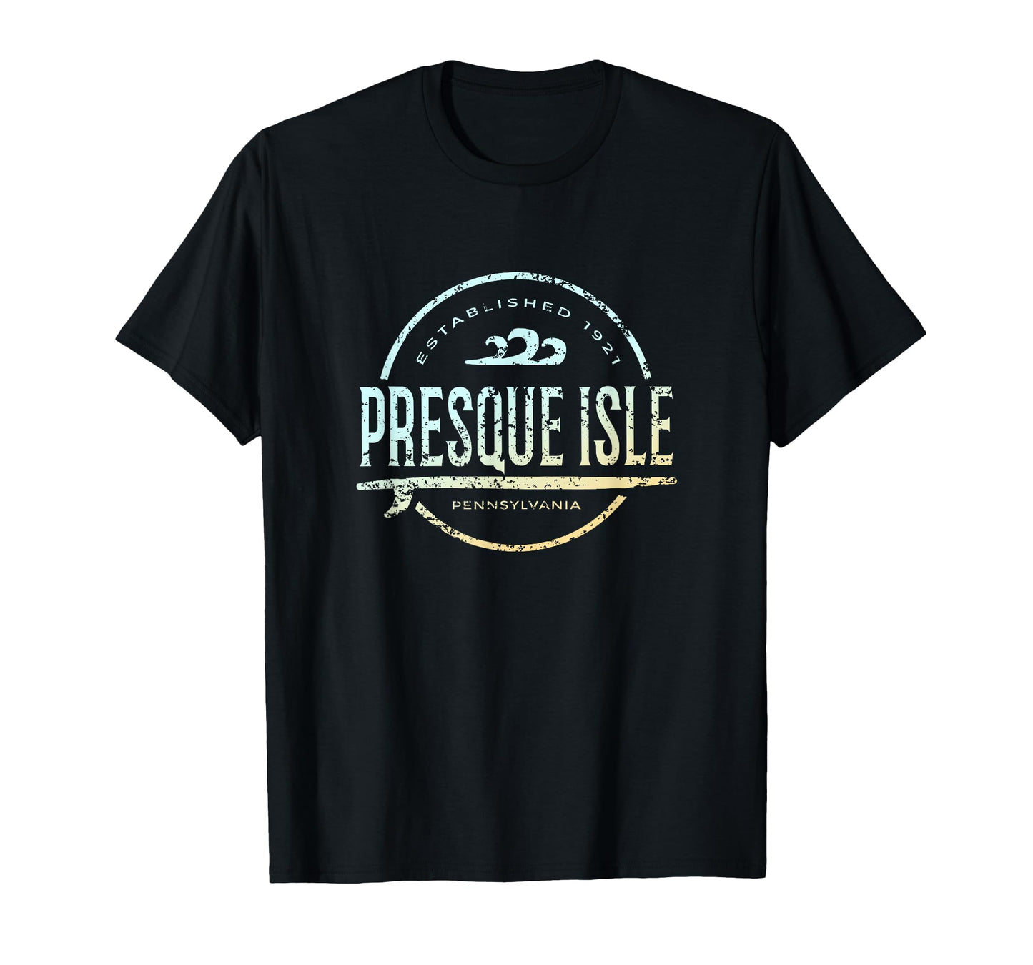 Presque Isle - Retro Presque Isle Pennsylvania Vintage Surf T-Shirt