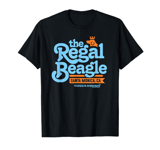 The Regal Beagle Pub Logo Vintage Three's Company T-Shirt