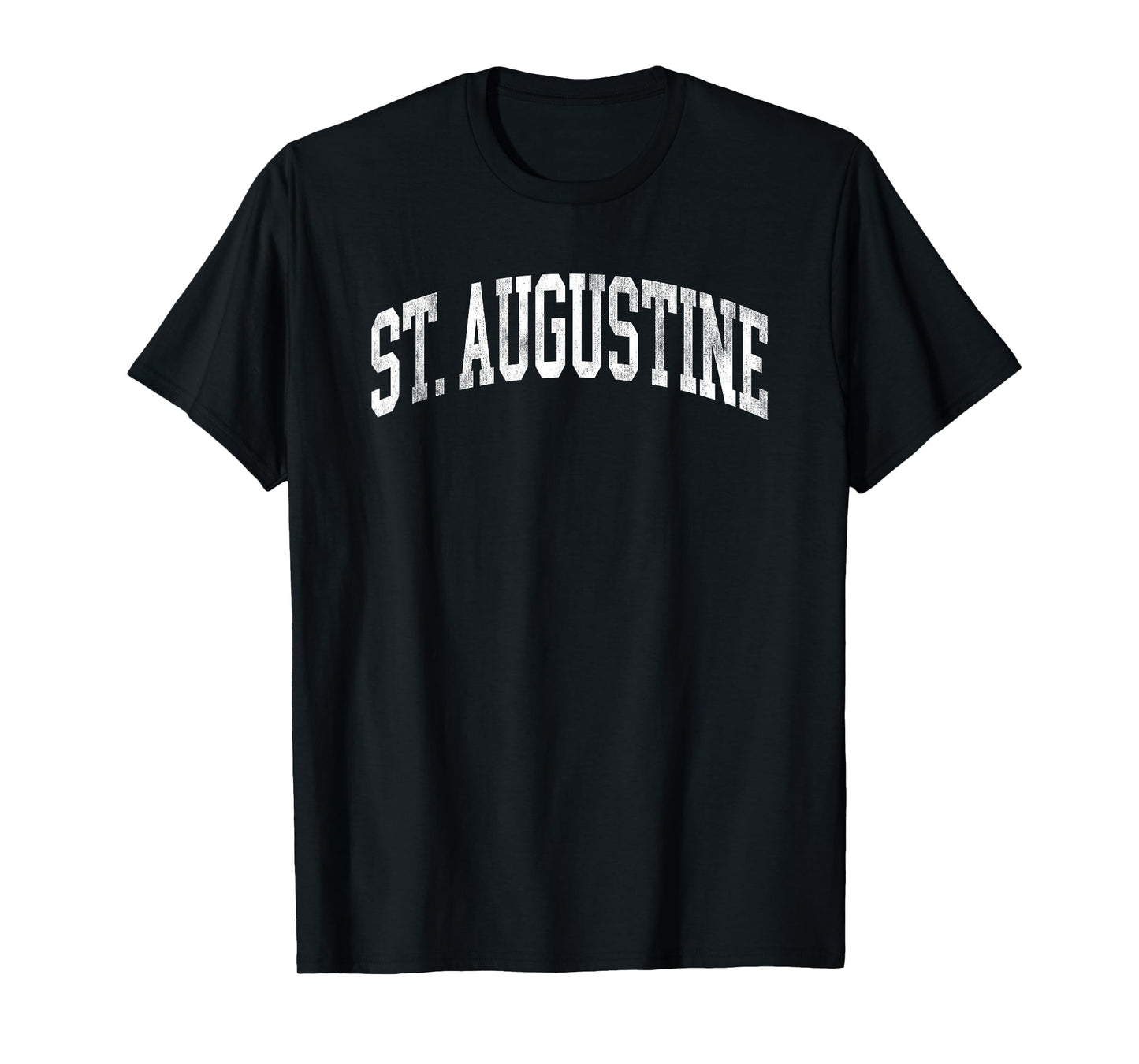 St. Augustine Florida Retro Varsity Arched Text Vintage T-Shirt
