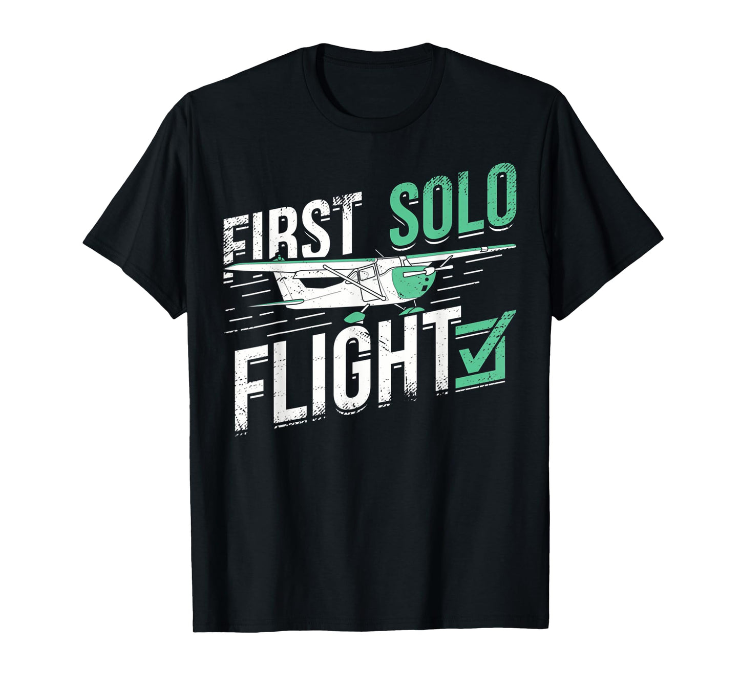 First Solo Flight Funny Pilot Airplane Flying Gifts T-Shirt