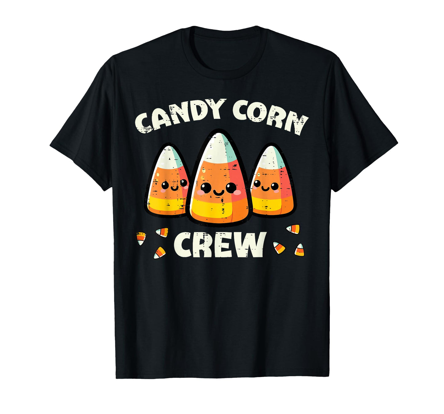 Halloween Candy Corn Crew Matching Costume Kids Men Women T-Shirt