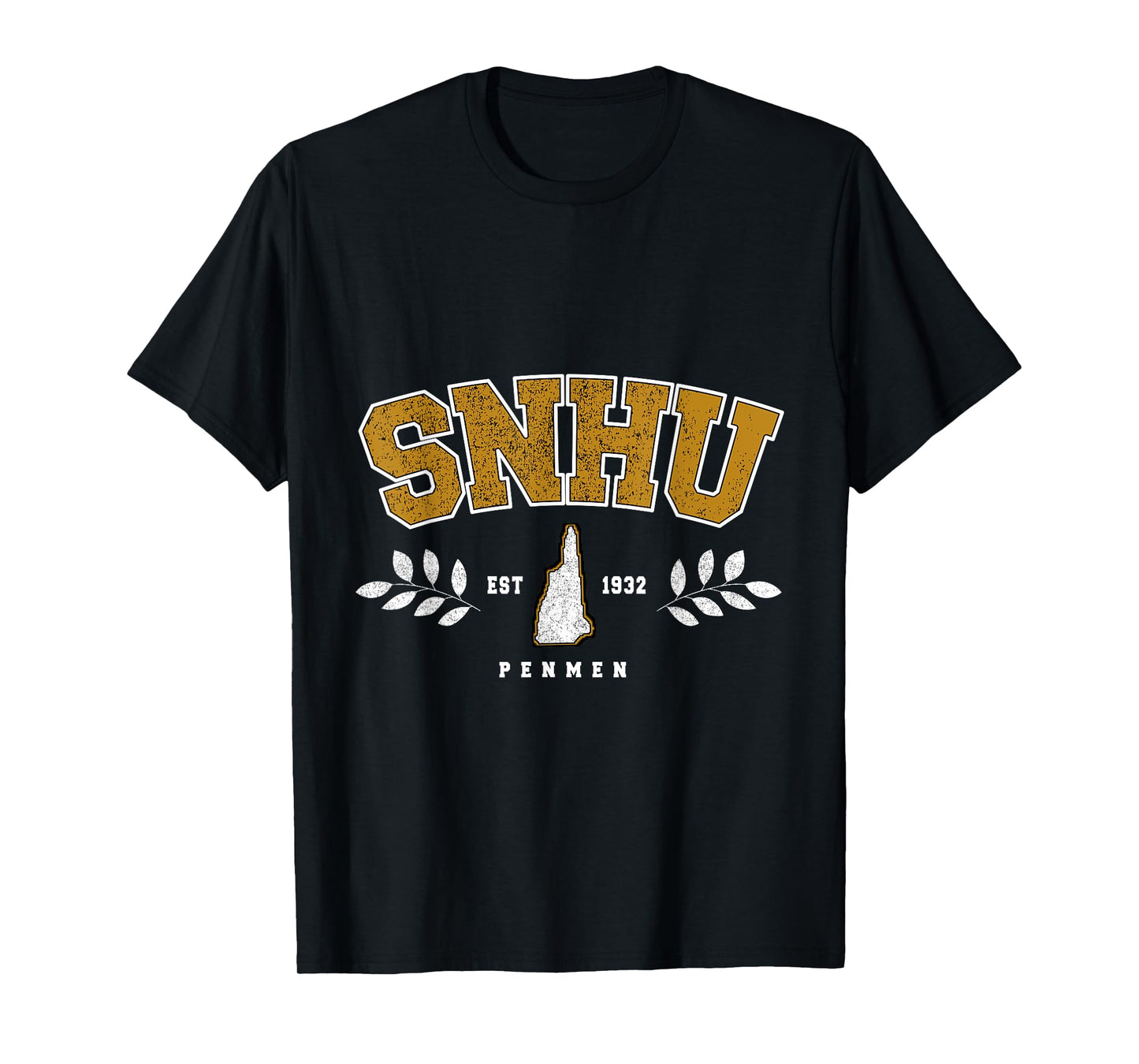 SNHU Arch Retro College University Athletic Sports Tee T-Shirt