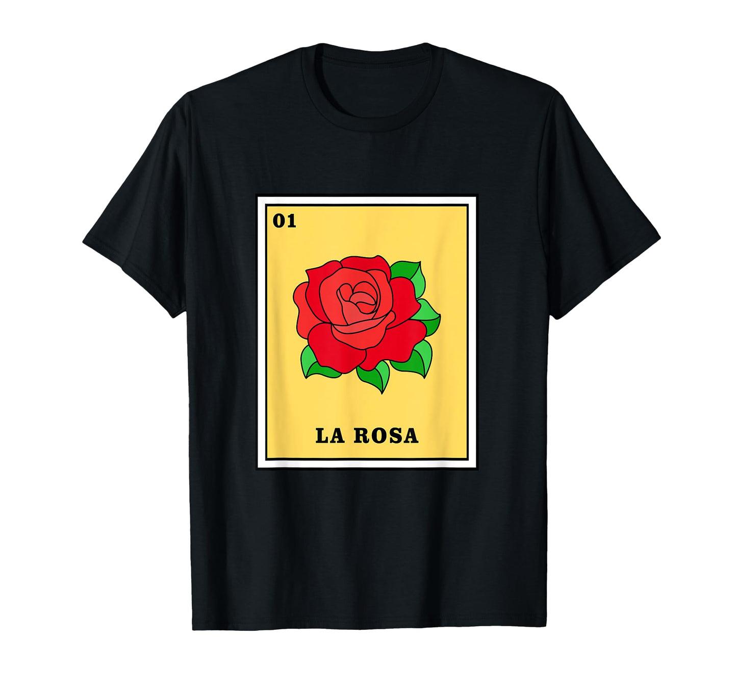 Womens Mexican Lottery Game La Rosa T-Shirt