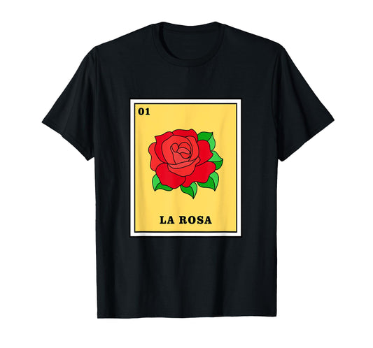 Womens Mexican Lottery Game La Rosa T-Shirt