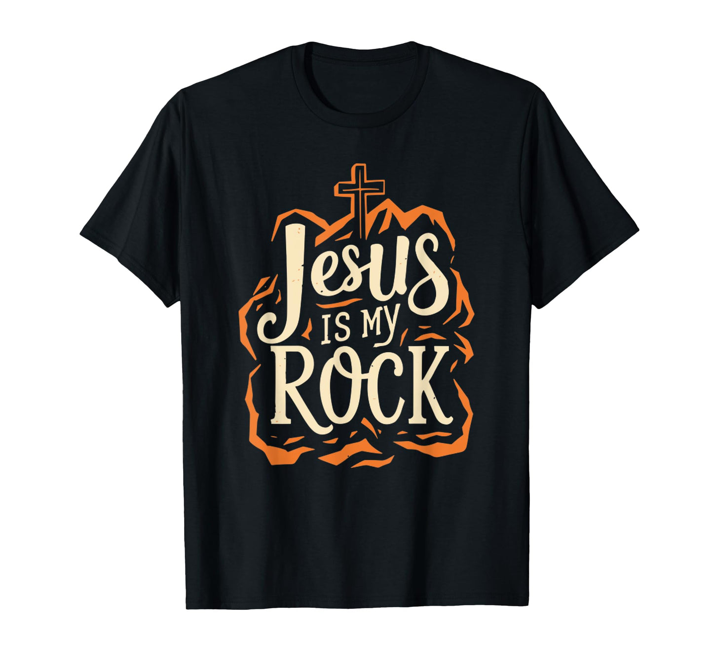 Jesus Is My Rock Jesus Quote Bible Christian T-Shirt