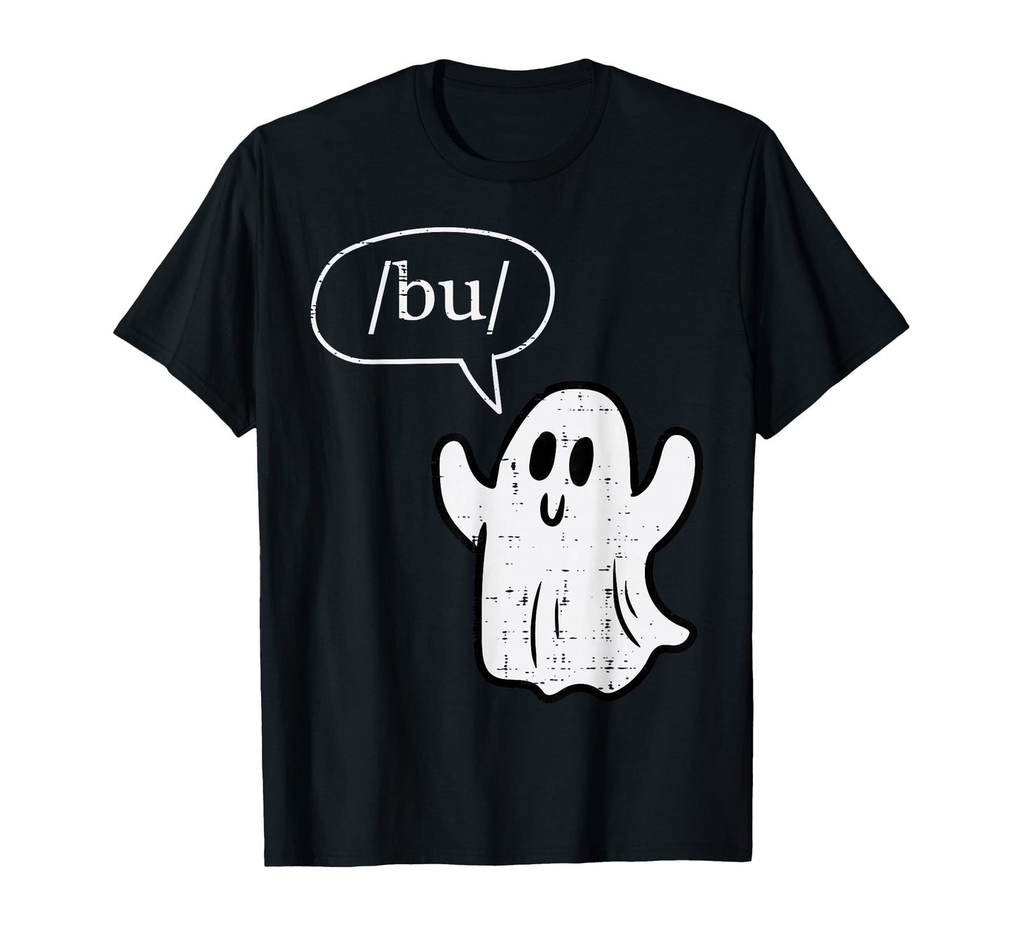 Halloween Speech Therapy Ghost Bu Boo SLP Costume Men Women T-Shirt