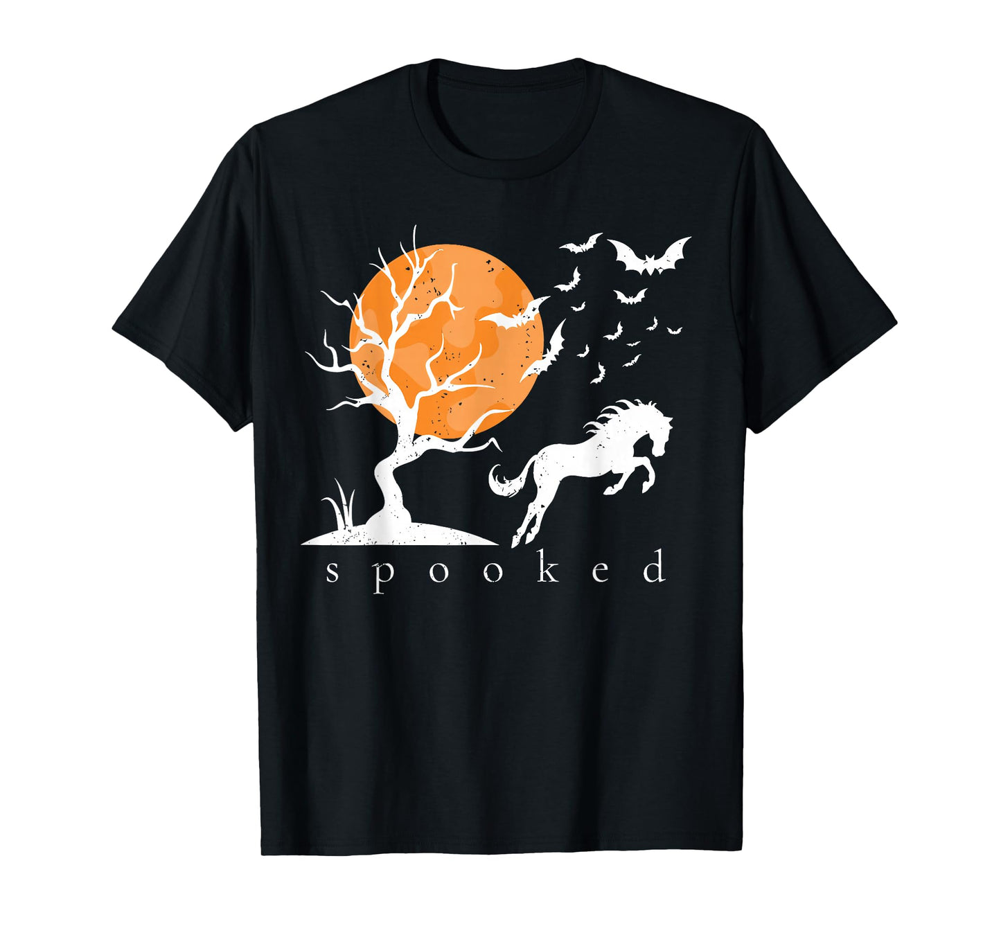 Halloween Horse Spooked Spooky Season T-Shirt