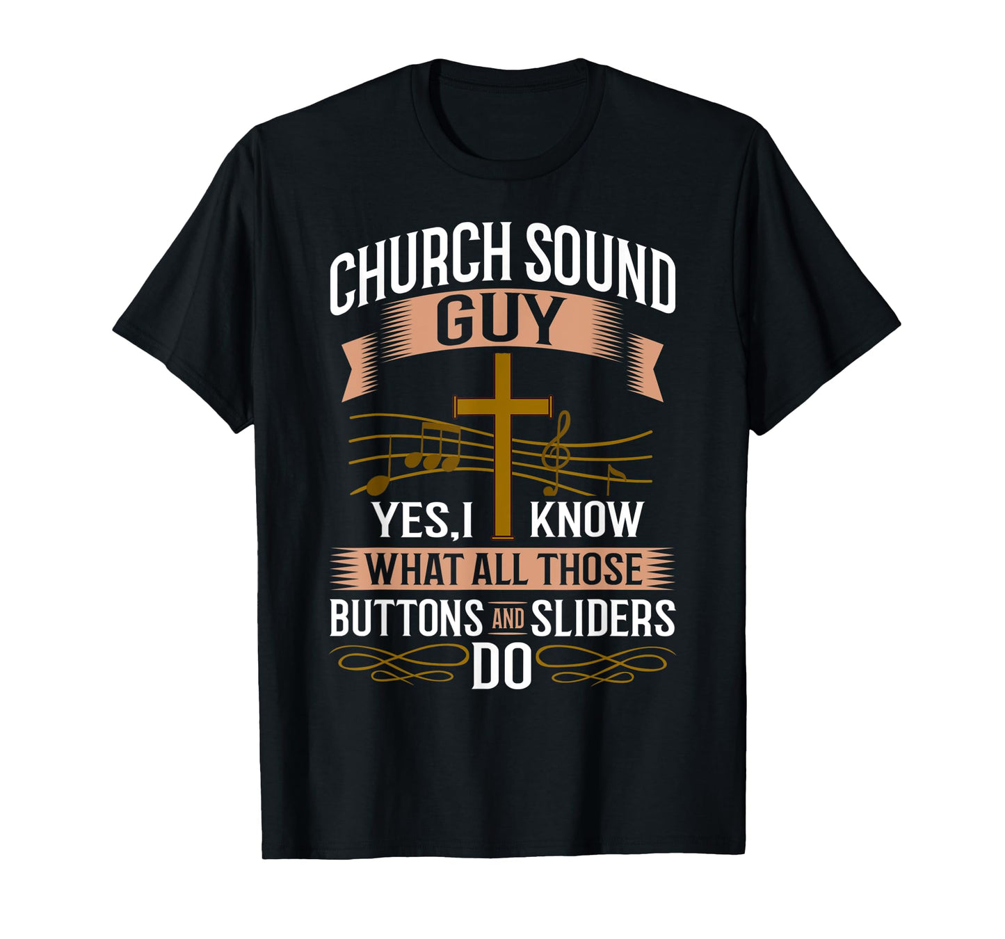 Church Sound Engineer Audio System Music Christian T-Shirt