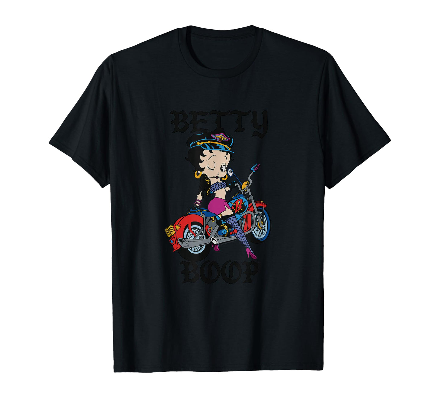 Betty Boop Sweet Vintage Biker Babe T-Shirt