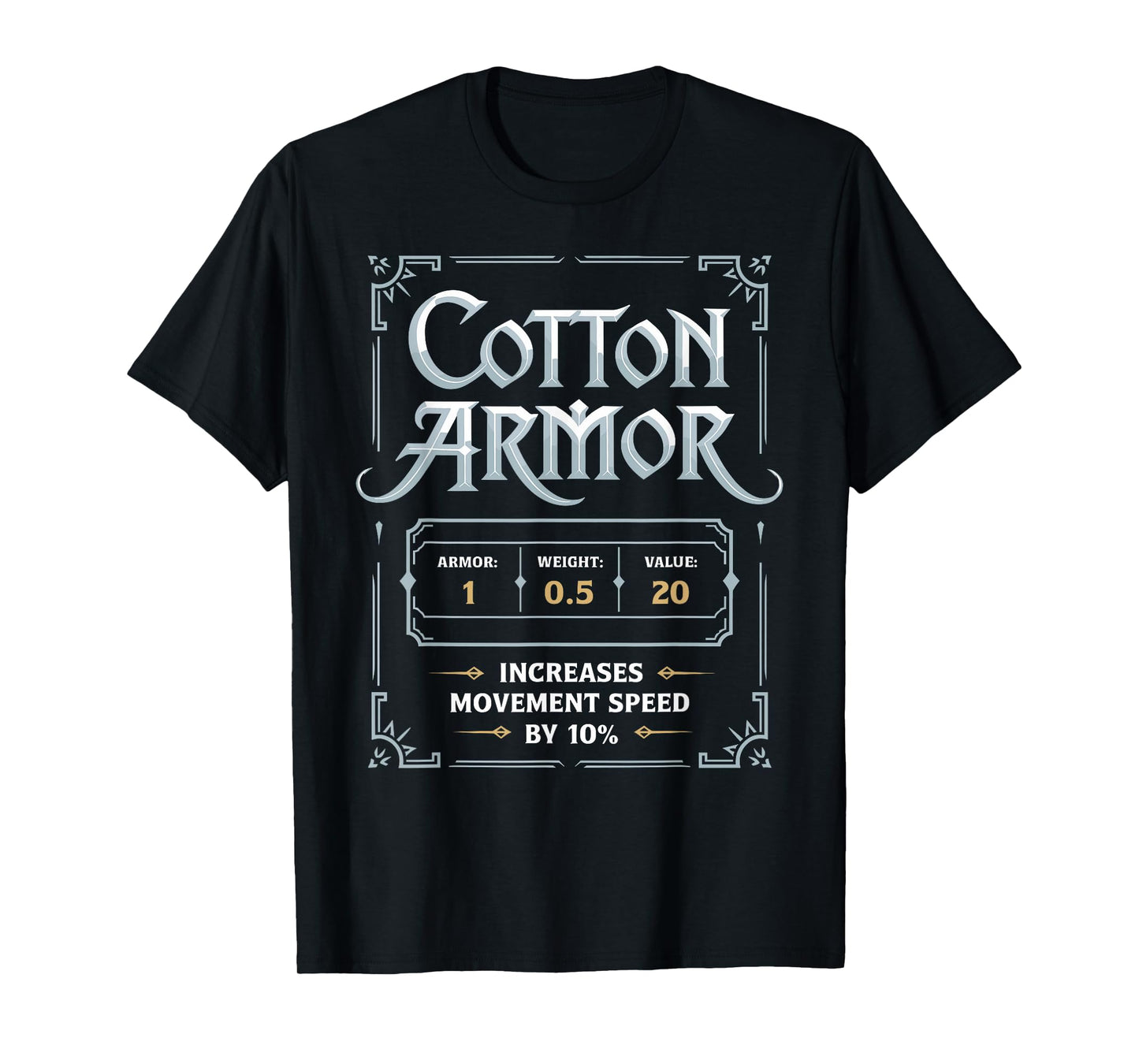RPG Geek PC Game MMORPG Costume Roleplay Gaming Cotton Armor T-Shirt