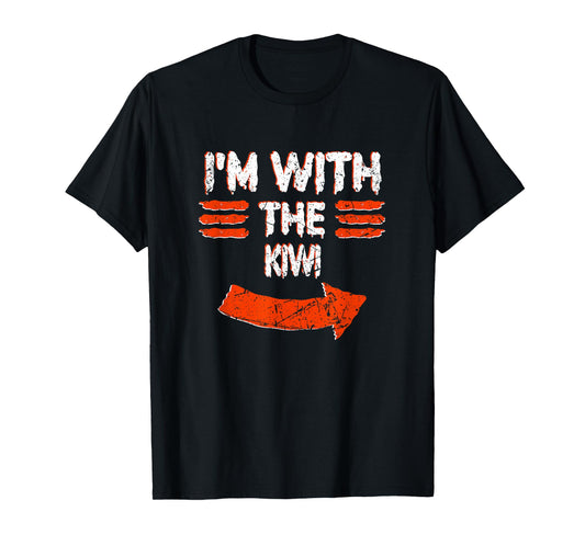 Vintage I'm With the Kiwi Lazy Halloween Costume T-Shirt