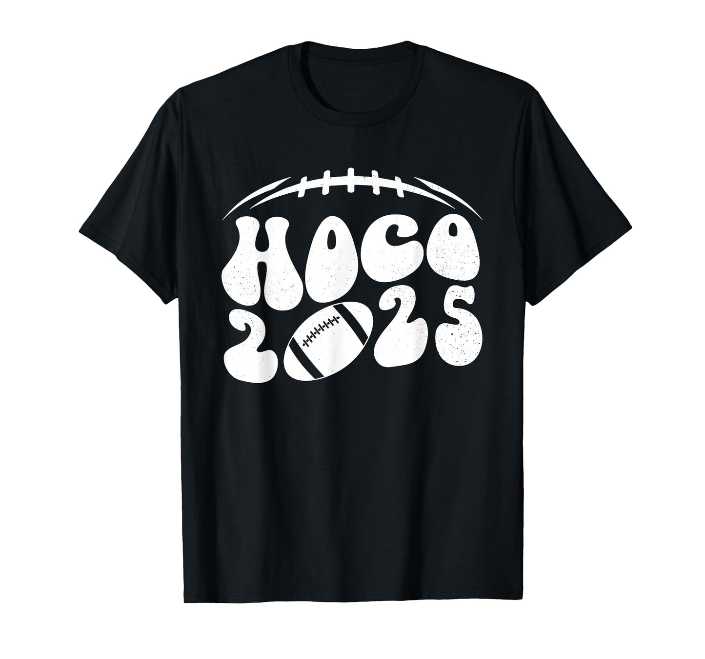 Hoco 2025 Homecoming Funny Football Game Day School Reunion T-Shirt
