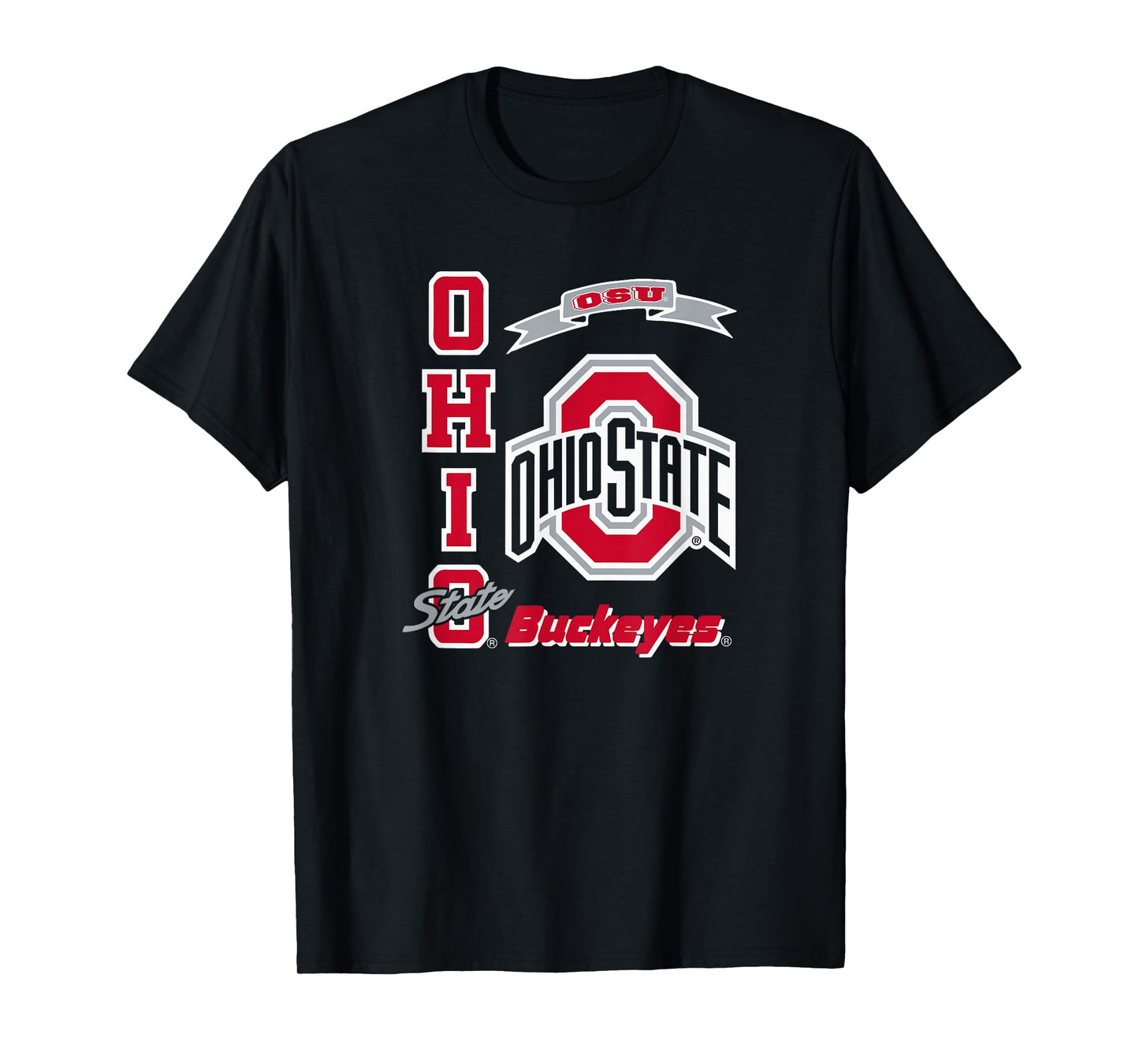 Ohio State Buckeyes Classic Black Officially Licensed T-Shirt