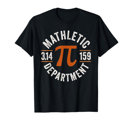 Pi Shirt Teacher Mathletic Department Vintage 3.14 Pi day T-Shirt