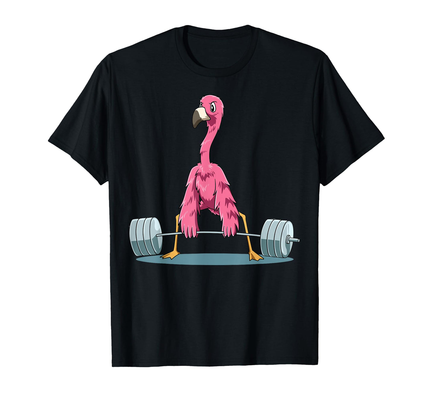 Weightlifting Flamingo Deadlifting Flamingo Powerlifting Gym T-Shirt