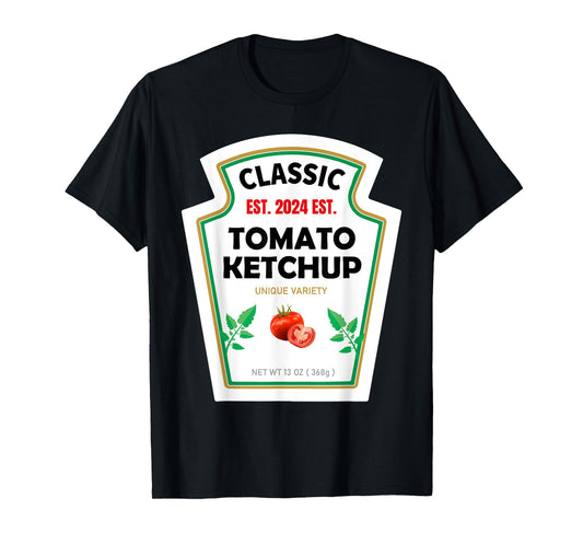 Red Ketchup DIY Costume Matching Couples Groups Halloween T-Shirt