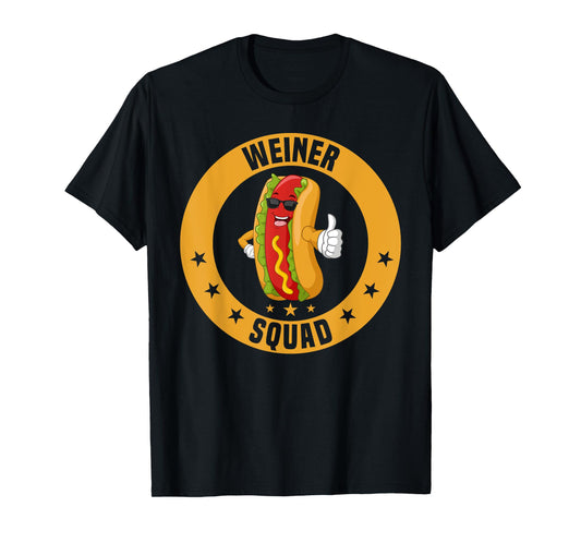 Sausage Weiner Squad Hot Dog Funny T-Shirt