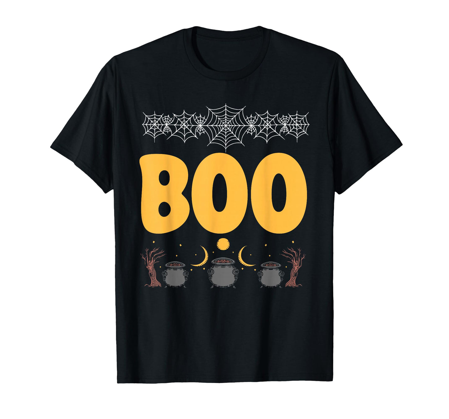 Boo Halloween Spider Witch Trick or Treat Halloween Lover T-Shirt