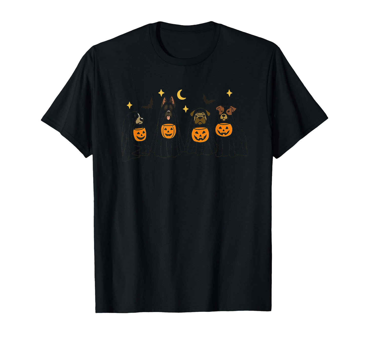 Dog Ghost Witch Mummy Halloween Costume Men Women Boy Girl T-Shirt