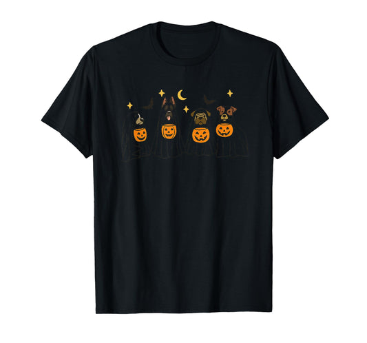Dog Ghost Witch Mummy Halloween Costume Men Women Boy Girl T-Shirt