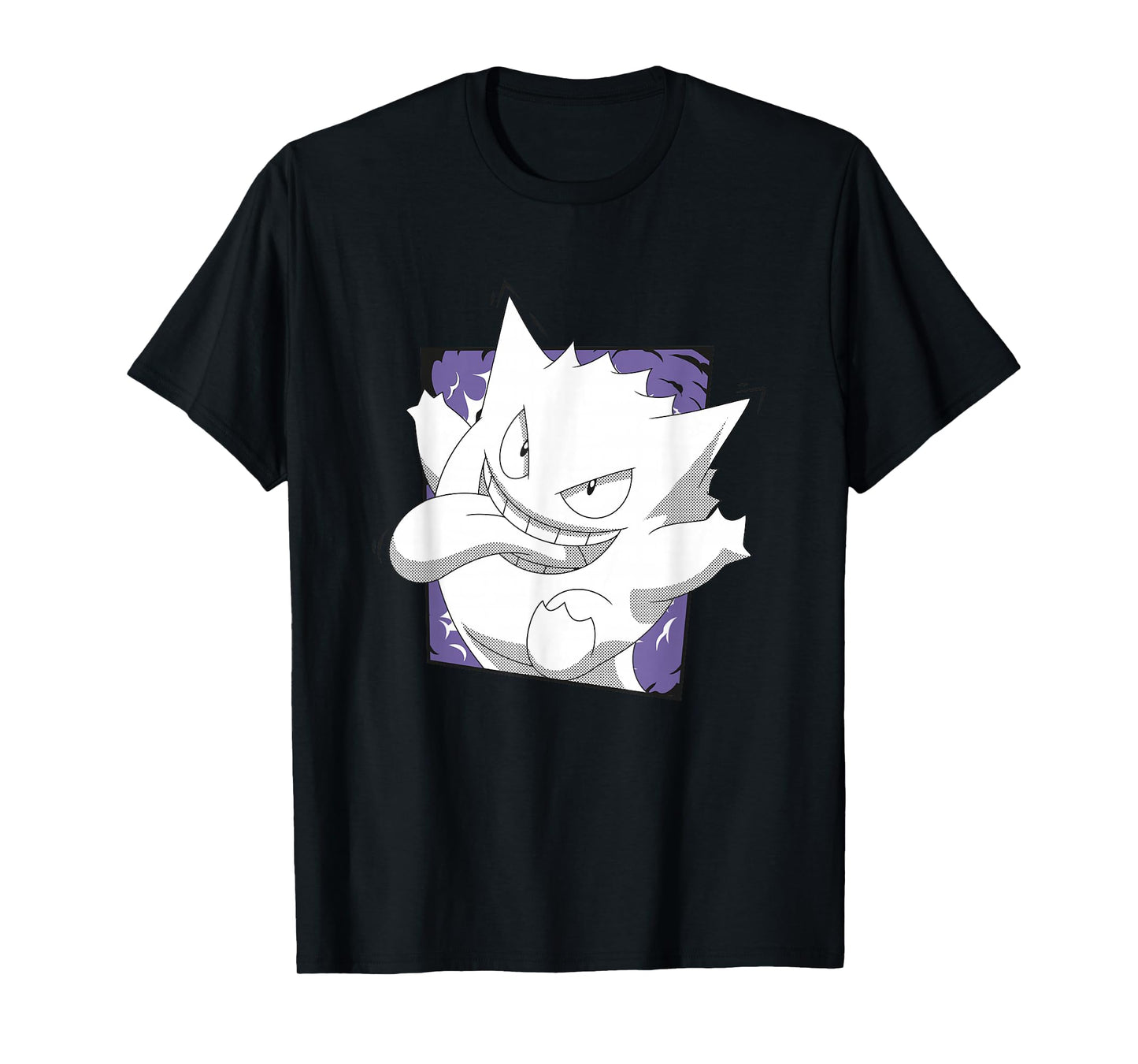 Pokémon Gengar Mischievous Face Tongue Out Vintage T-Shirt