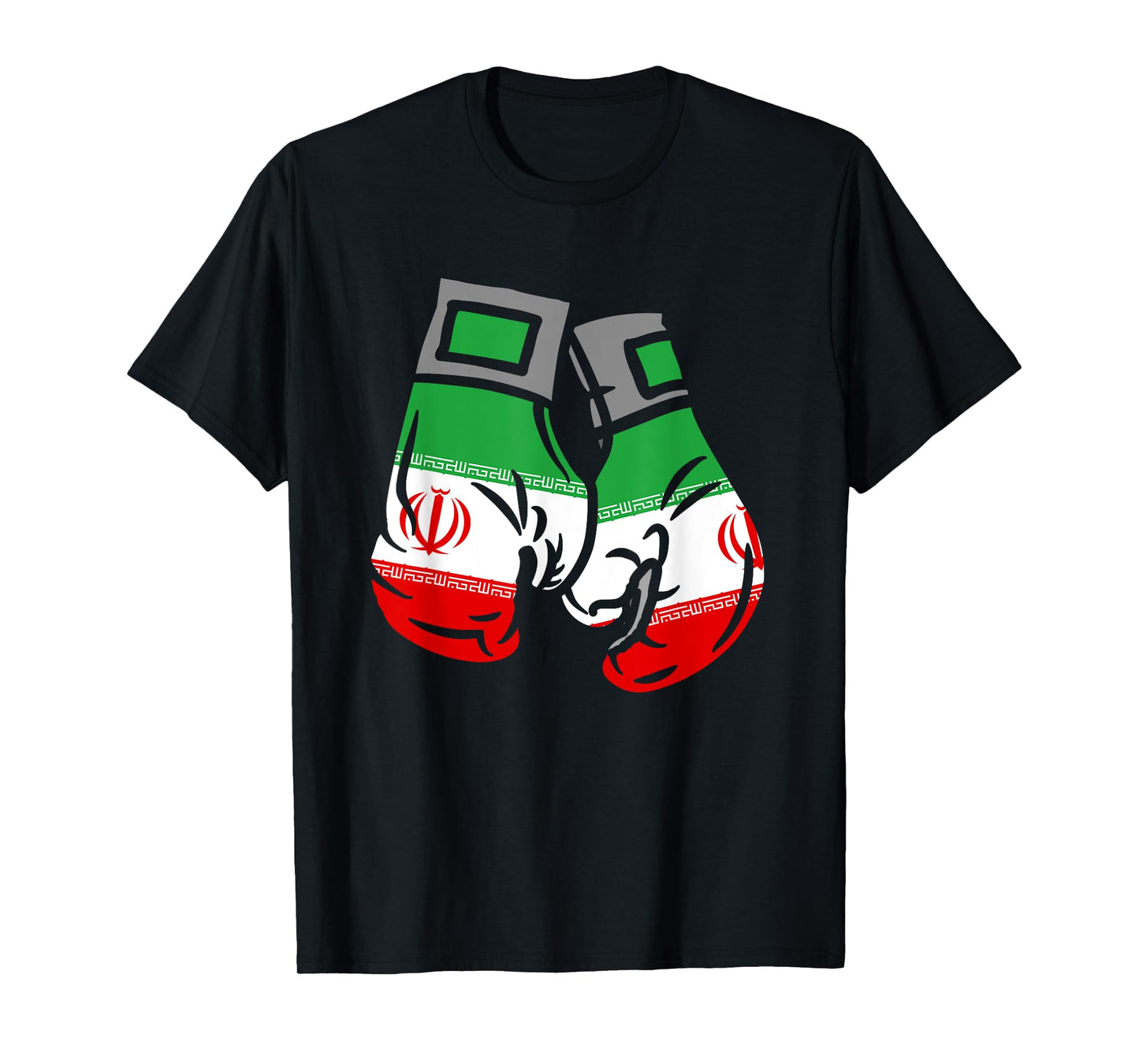 Boxing Glove With The Flag Of Iran T-Shirt