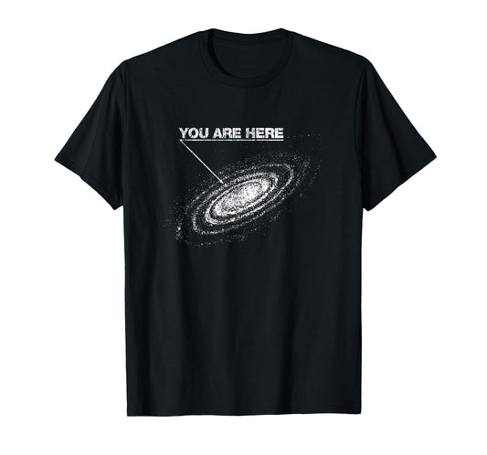 You Are Here - Vintage Galaxy T-Shirt