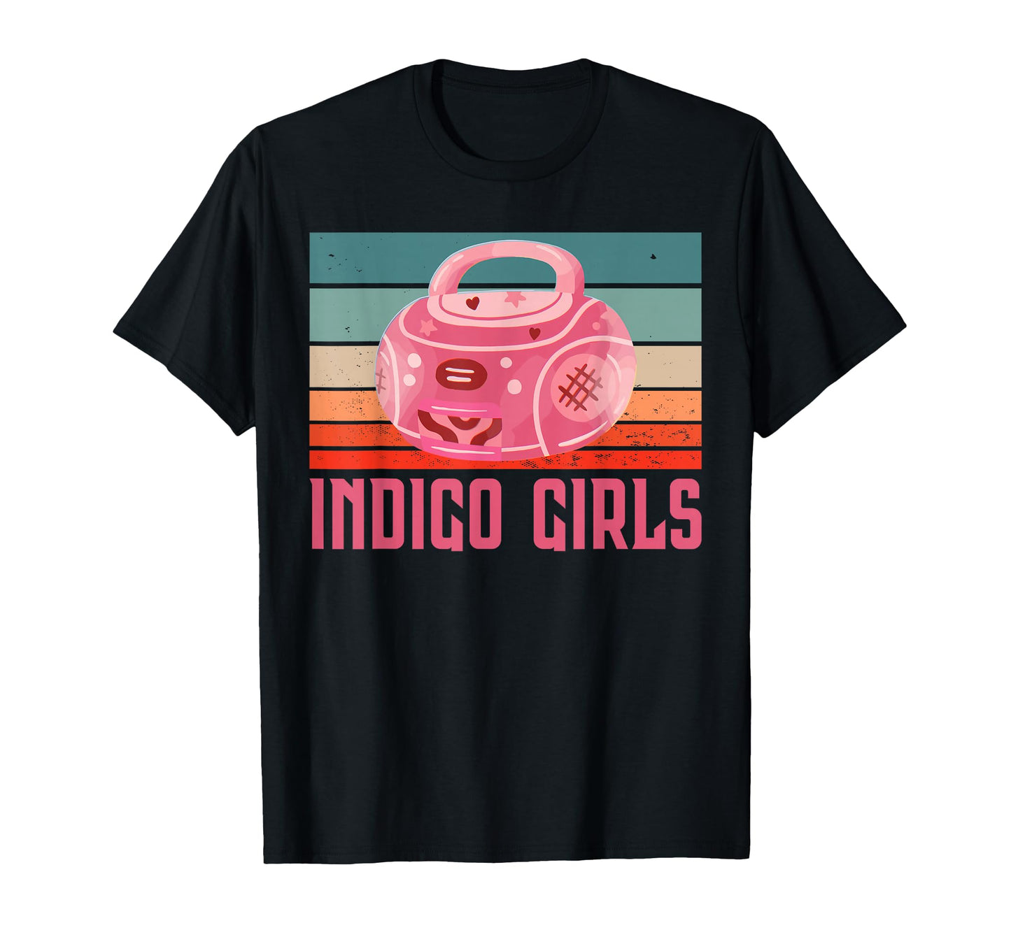 Indigo Girls Vintage Boombox T-Shirt