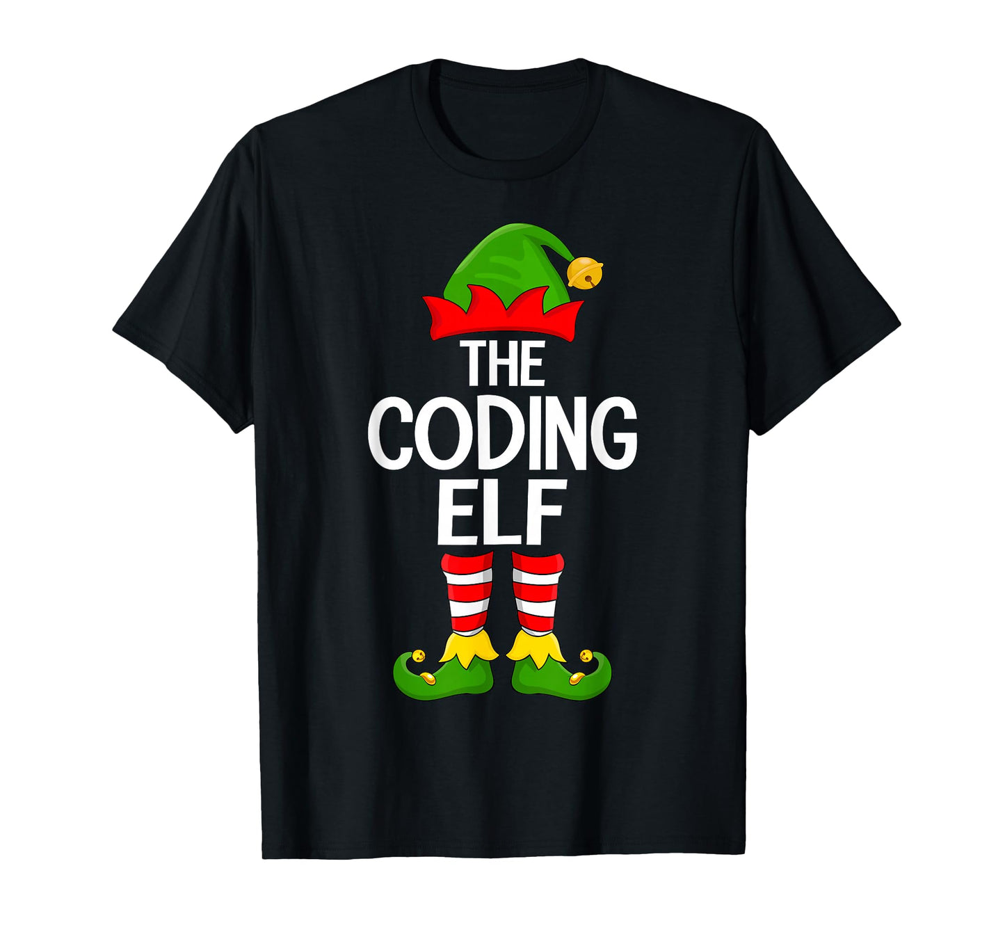 Coding Elf Xmas Matching Family Elf Squad Christmas T-Shirt