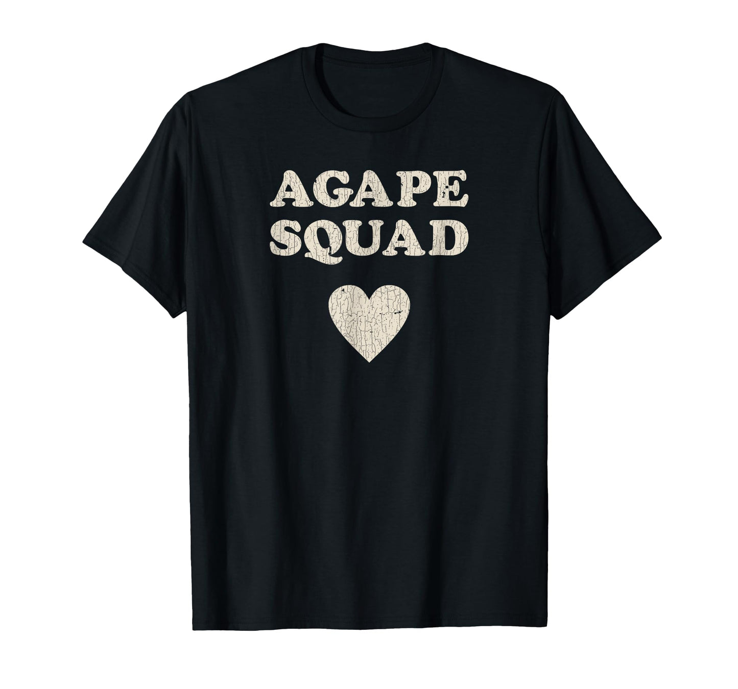 Vintage Retro Proud Christian in Jesus - Agape Squad T-Shirt