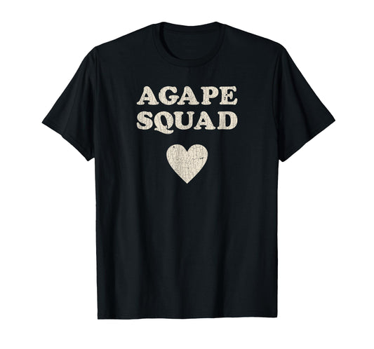 Vintage Retro Proud Christian in Jesus - Agape Squad T-Shirt
