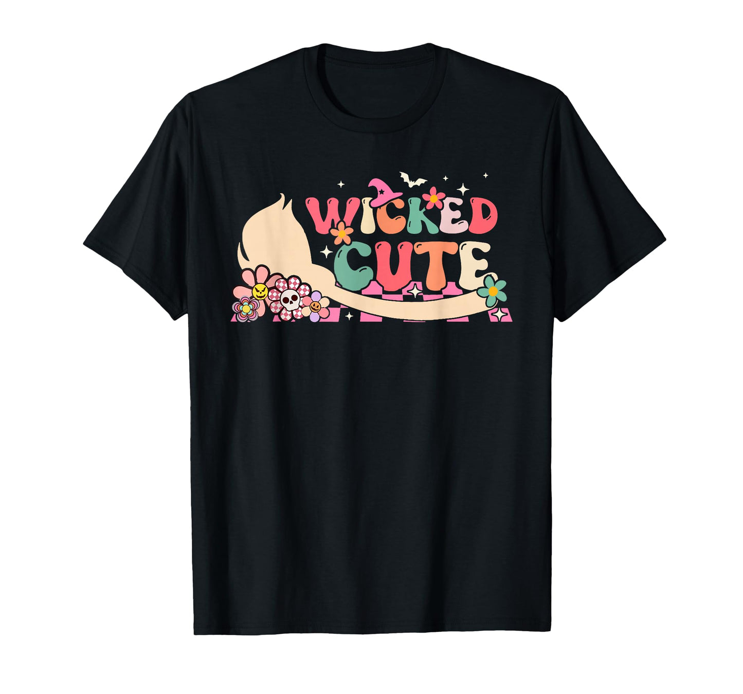 Wicked Cute Pastel Witch Halloween T-Shirt