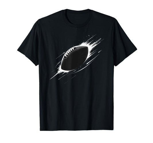 American Football Minimal Football Graphic T-Shirt