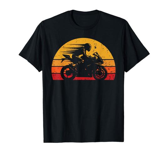 Vintage Retro Motorcycle Racing Biker Sport Street Bike T-Shirt