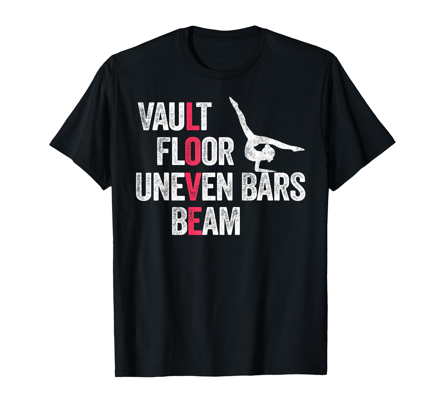 Vault Floor Uneven Bars Beam T-Shirt Gymnastics Gymnast Gift T-Shirt