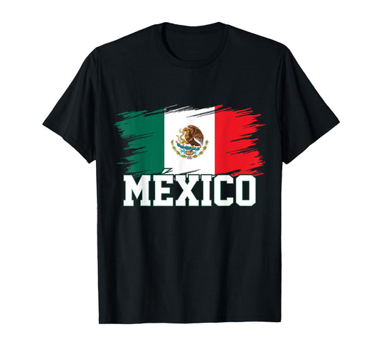 Boys Girls Mexico Jersey National Pride Mexico Flag Kids T-Shirt