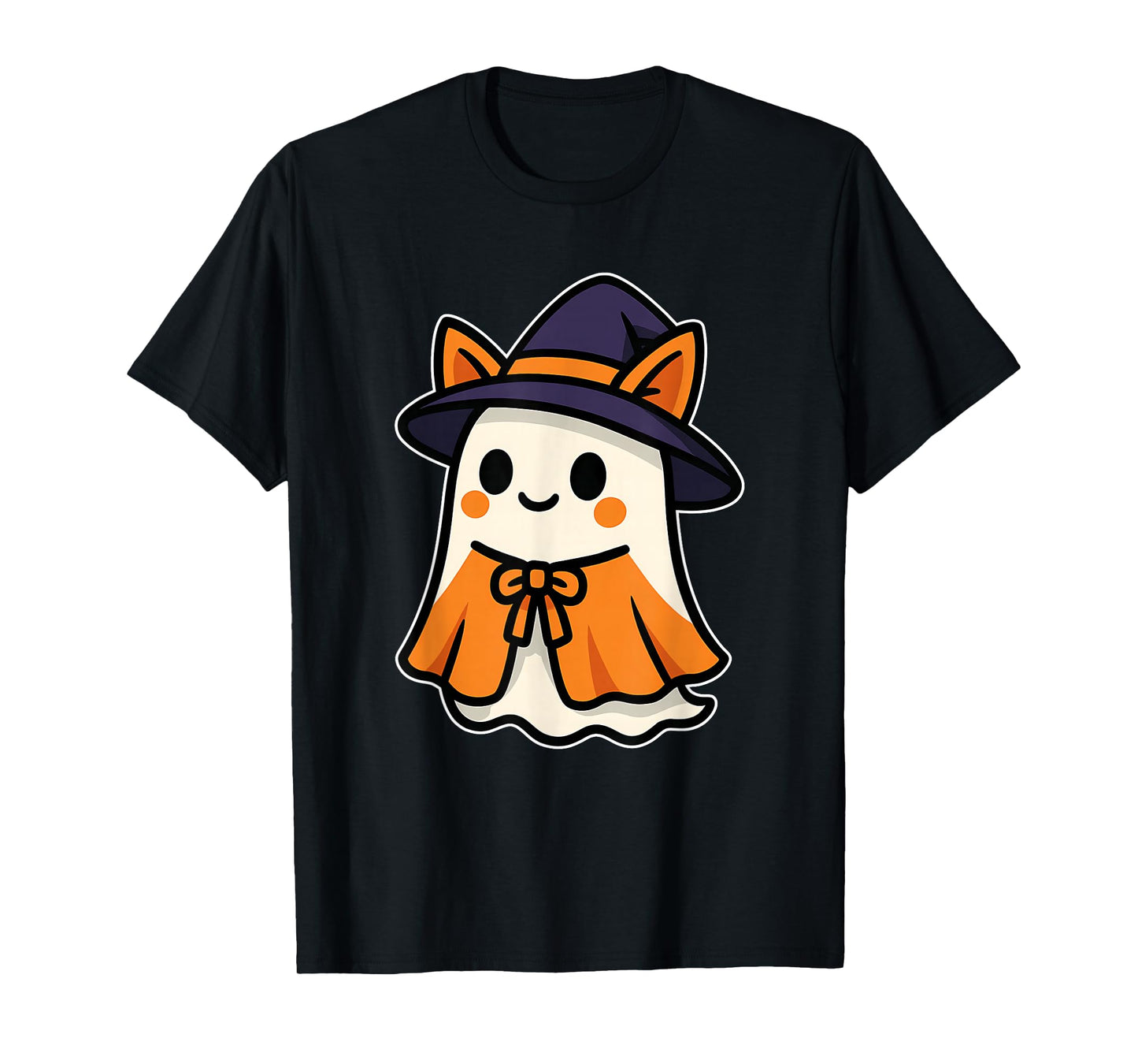 Ghost Witch with Cape T-Shirt