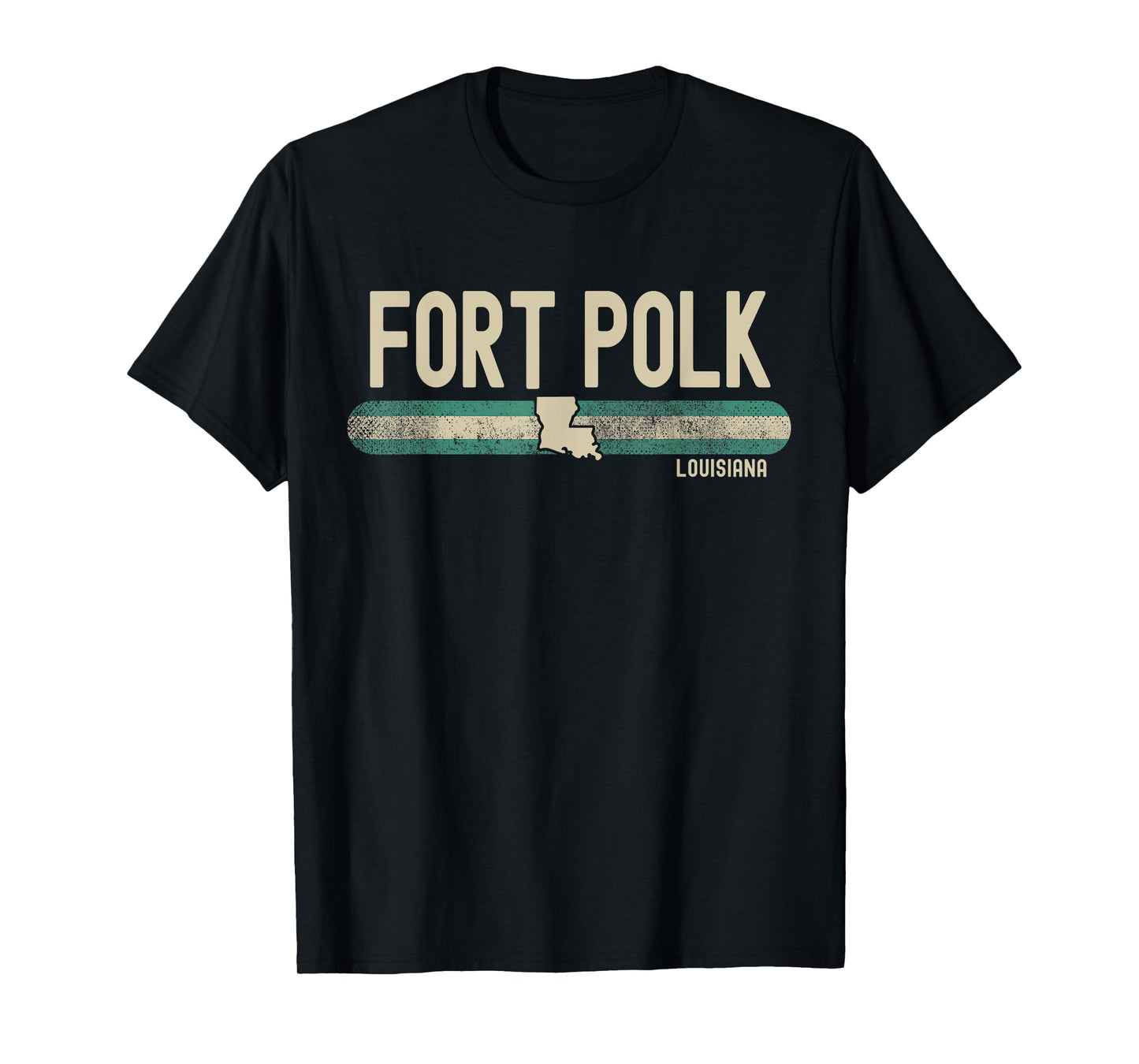 Fort Polk LA | Louisiana | Travel & 80s Style T-Shirt