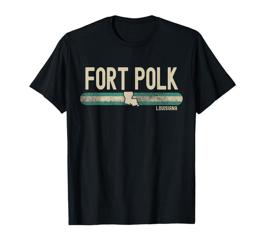 Fort Polk LA | Louisiana | Travel & 80s Style T-Shirt