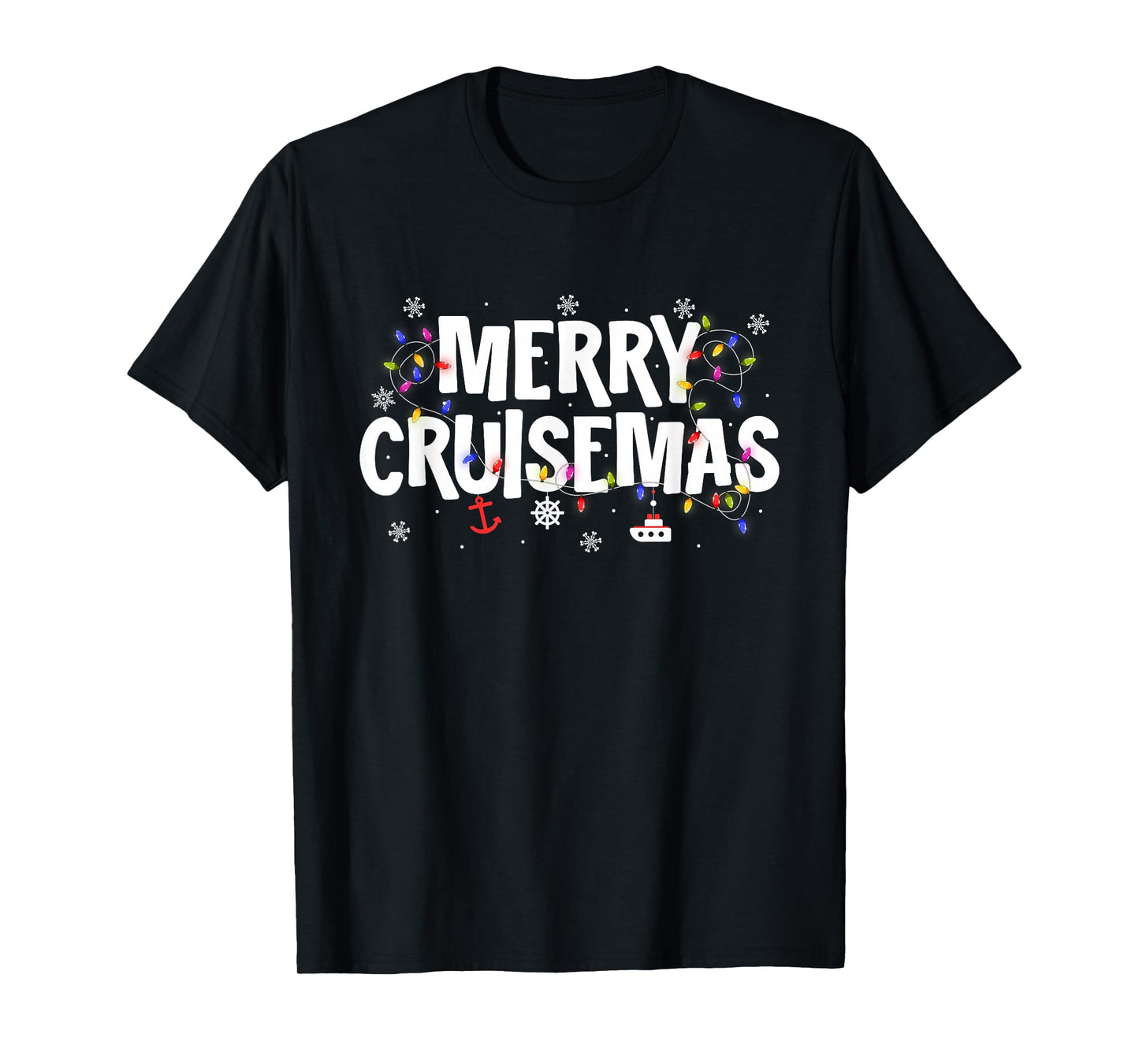 Merry Cruisemas Cruise Ship Family Cruising Christmas T-Shirt