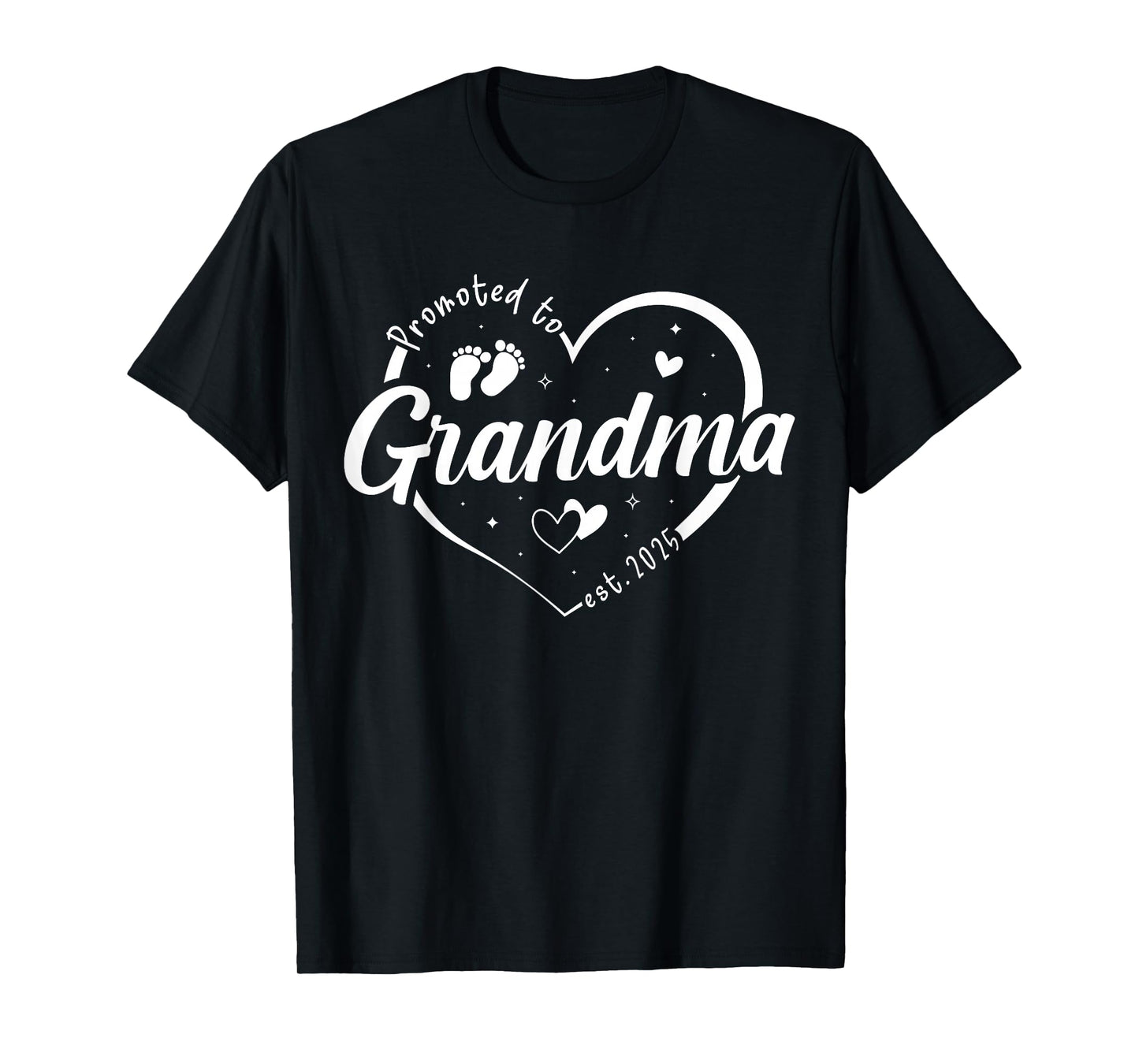 Promoted to Grandma Est 2025 Soon to be Grandma Mothers Day T-Shirt