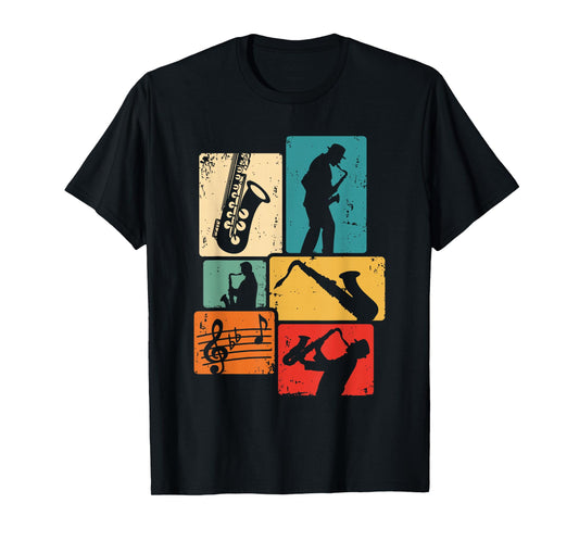 Saxophonist Jazz Saxophone Player Musician Saxophone T-Shirt
